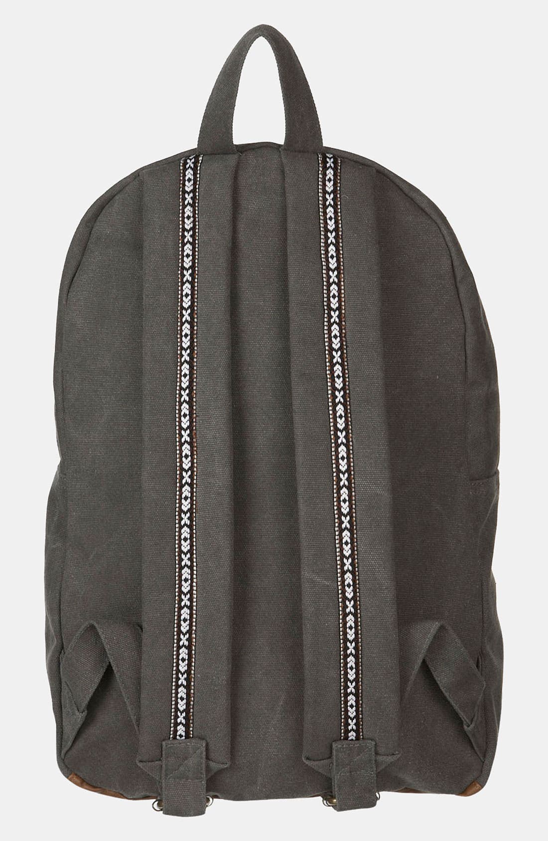Topman Washed Canvas Backpack, Alternate, color, 
