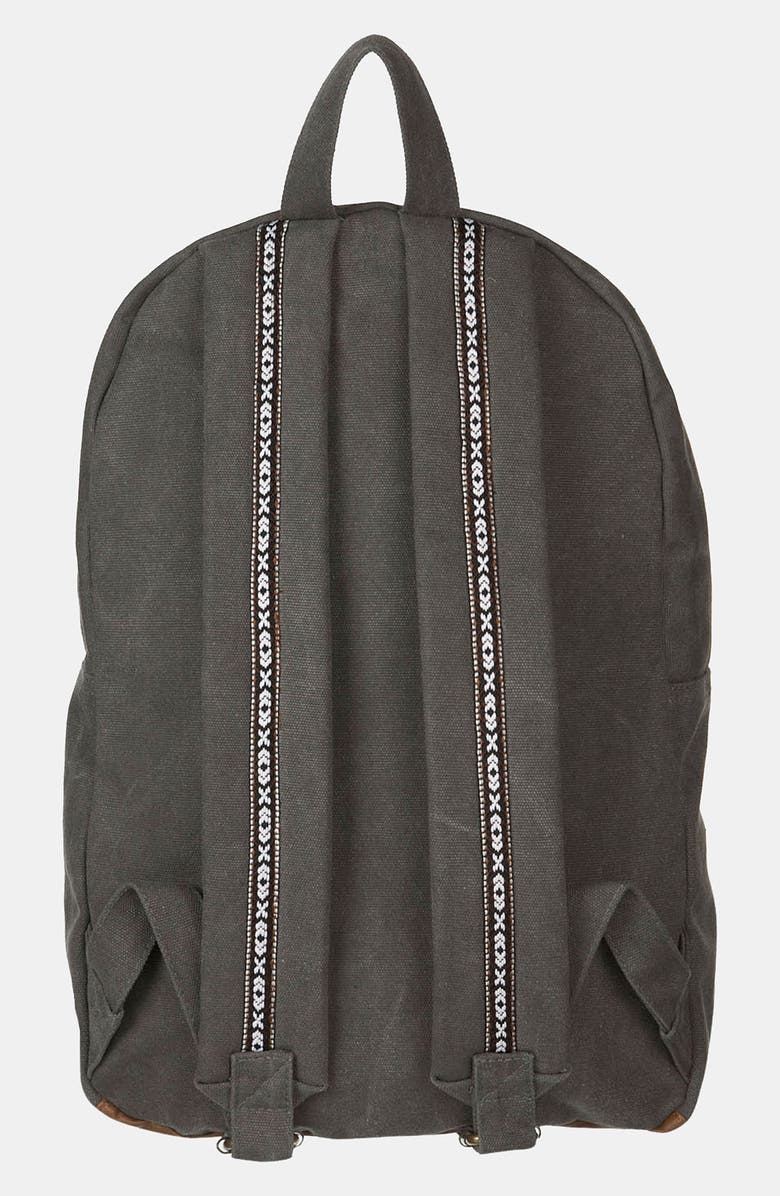 Topman Washed Canvas Backpack, Alternate, color,