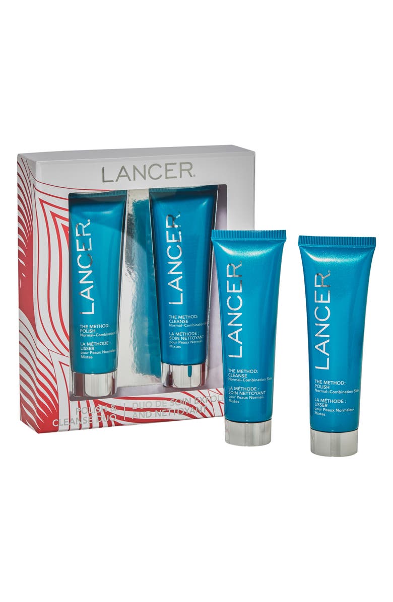 LANCER Skincare Polish & Cleanse Duo (Limited Edition) USD $70 Value, Main, color, 