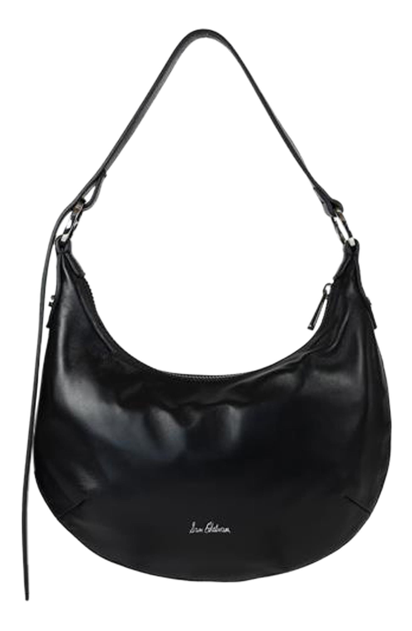 Sam Edelman Paige Convertible Leather Bracelet Bag, Alternate, color, Black