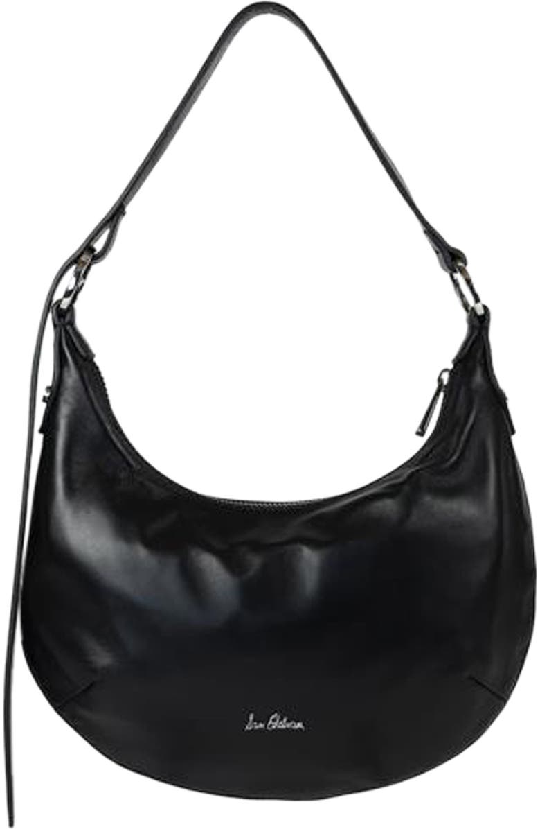 Sam Edelman Paige Convertible Leather Bracelet Bag, Alternate, color, Black