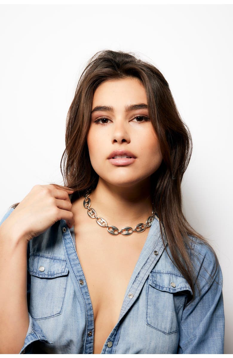 SYLVIA TOLEDANO Neo Necklace, Alternate, color, Silver