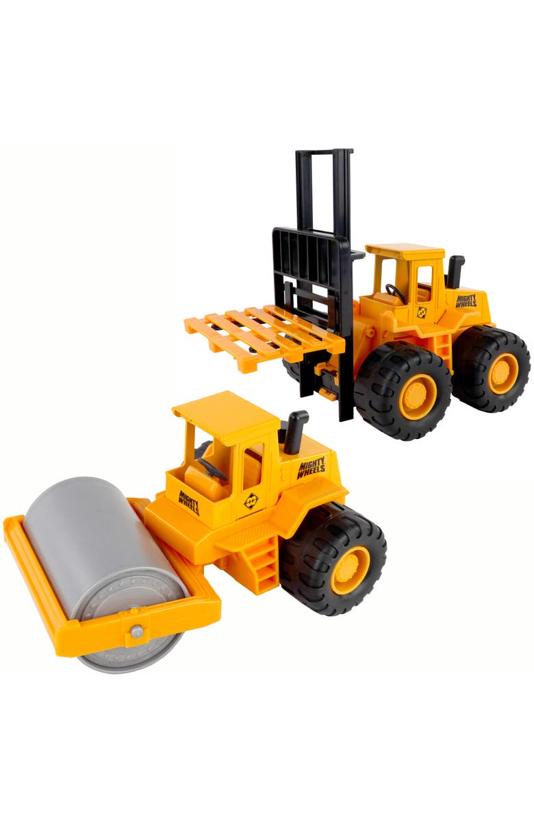 Mighty Wheels 2 Pack Construction Vehicles, Alternate, color, Multicolored
