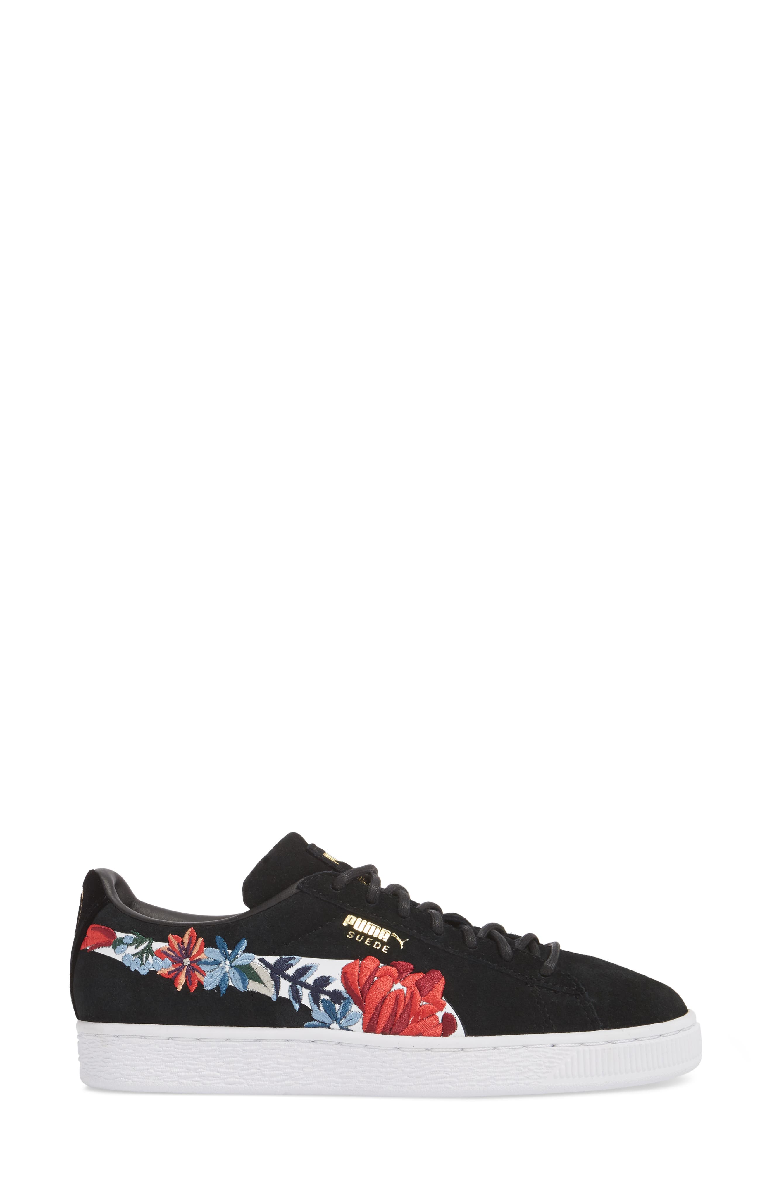 PUMA Suede Hyper Embellished Sneaker, Alternate, color, 