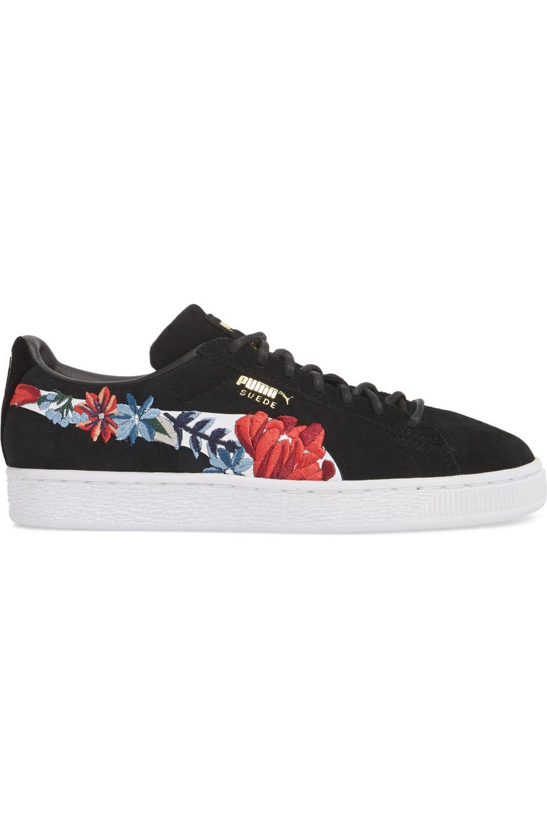 PUMA Suede Hyper Embellished Sneaker, Alternate, color,