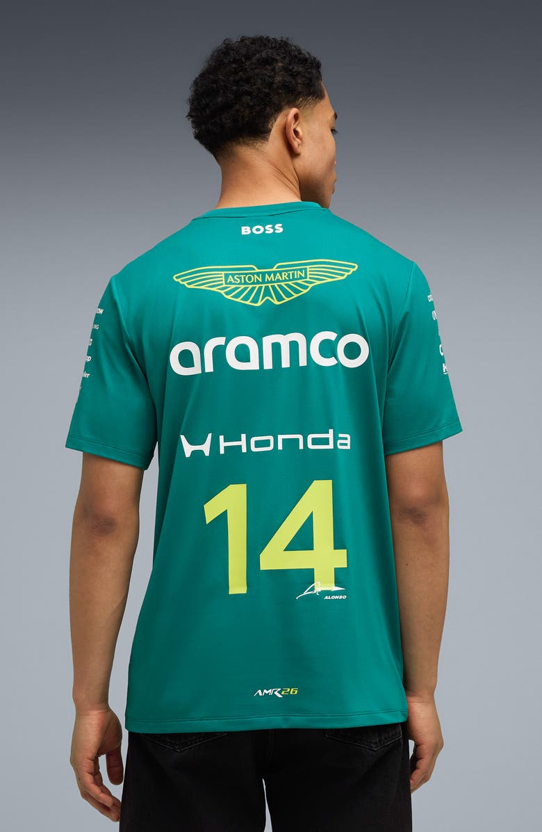 PUMA x AMF1 Fernando Alfonso Replica Performance Graphic T-Shirt, Alternate, color, 