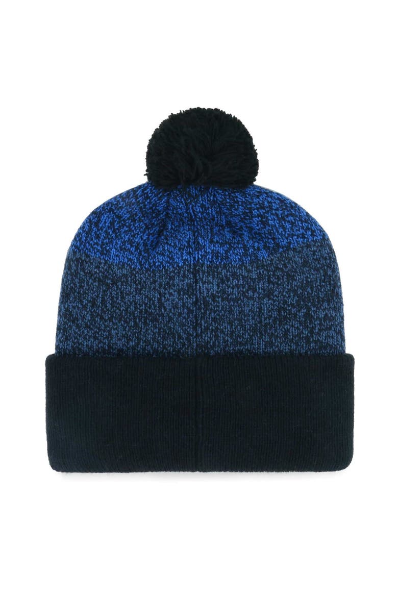 Men's '47 Navy Milwaukee Brewers Darkfreeze Cuffed Knit Hat with Pom, Alternate, color, Navy