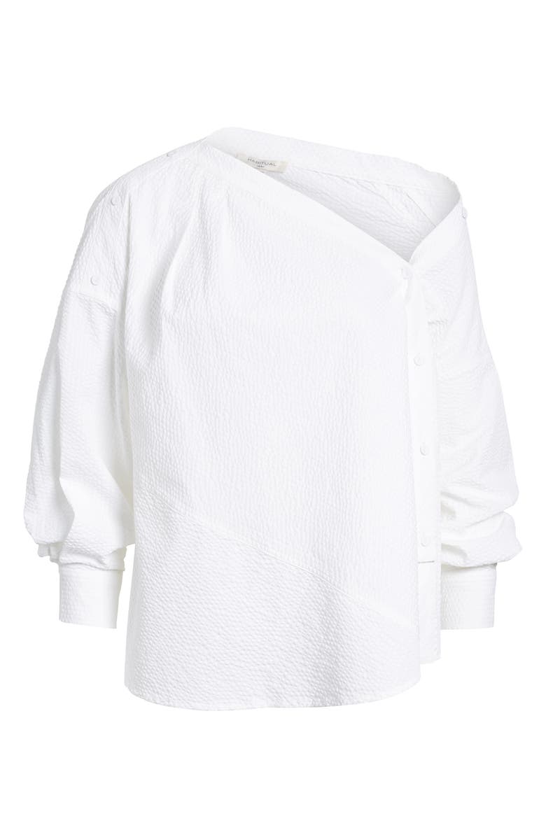 Habitual Daphne One Shoulder Cotton Top, Alternate, color, 