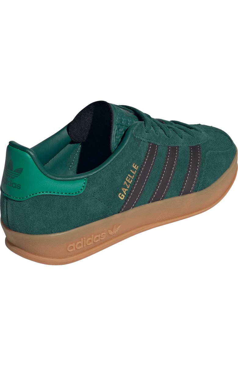 adidas Kids' Gazelle Indoor Sneaker, Alternate, color, Collegiate Green