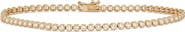 FZN Cubic Zirconia Bezel Tennis Bracelet