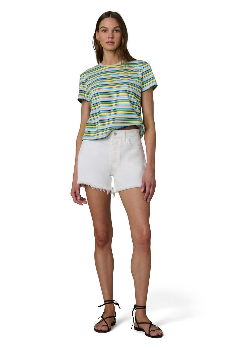 The Easy Stripe T-Shirt, Alternate, color, CITRUS MULTI STRIP