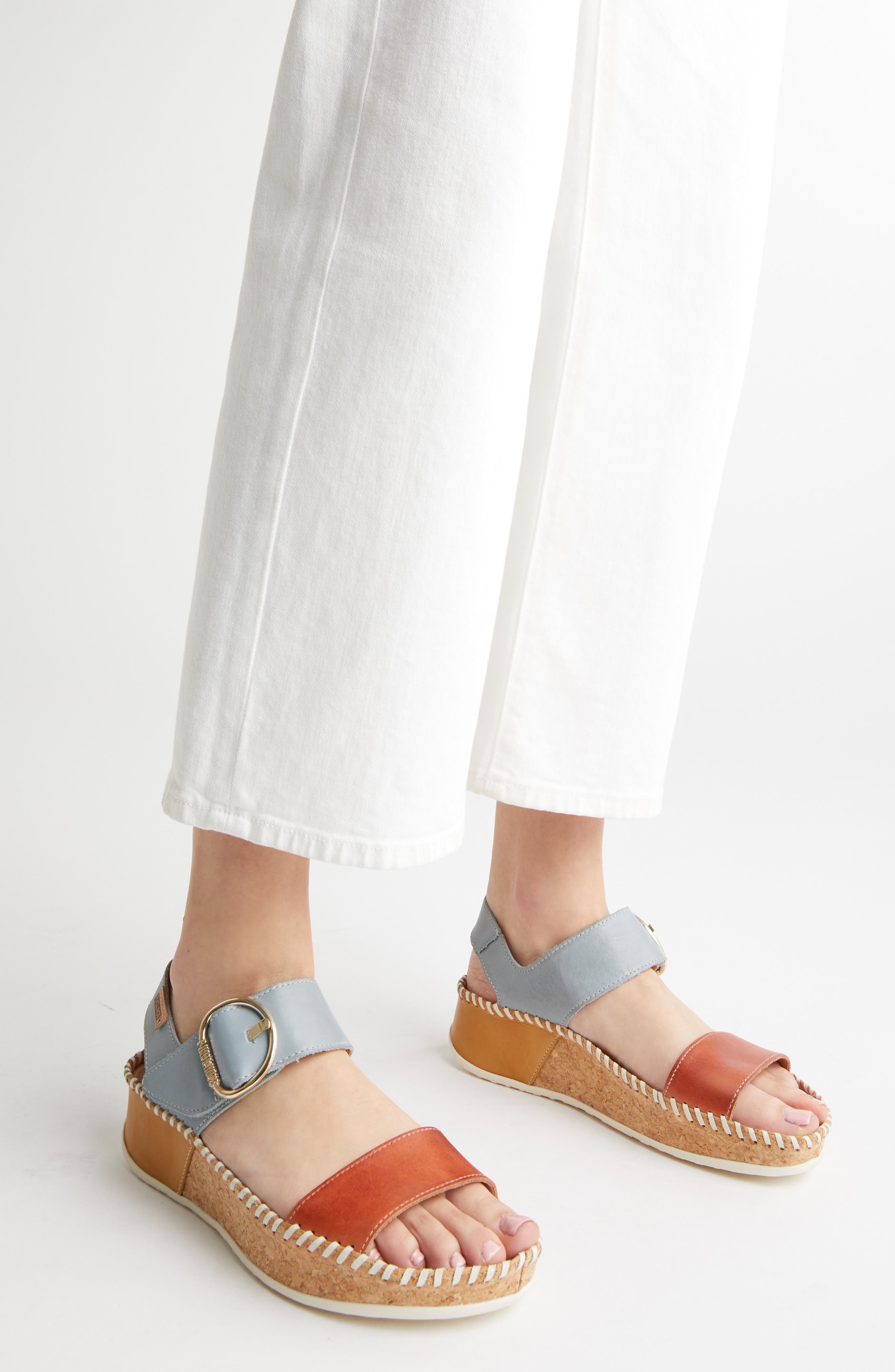 Marina Platform Sandal, Alternate, color, NECTAR
