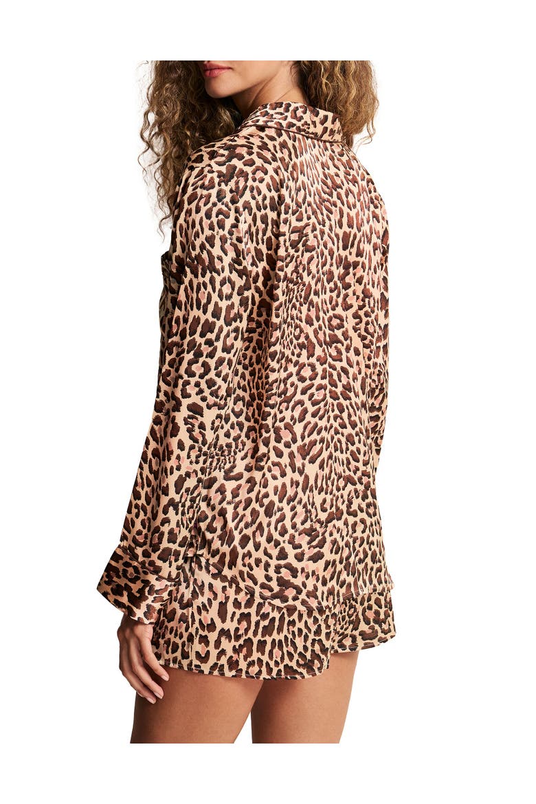 Sammi Pajama Set, Alternate, color, Animal brown