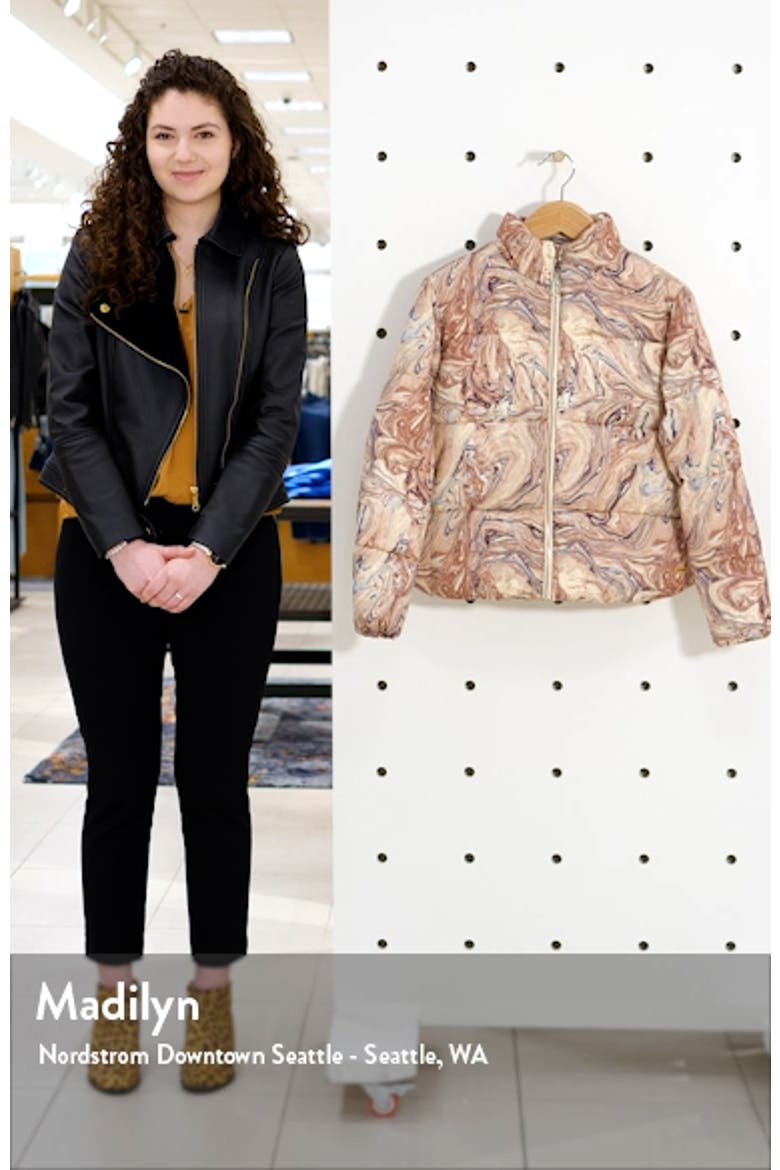Marbleized Puffer Jacket video