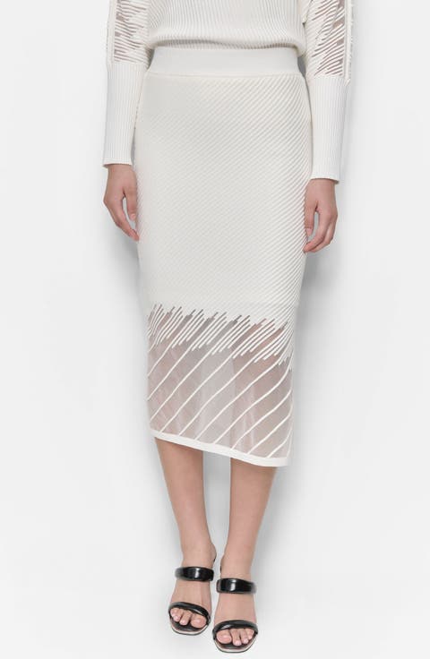 Illusion Rib Sweater Skirt