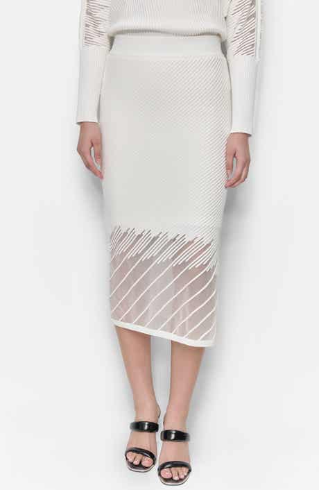 Illusion Rib Sweater Skirt