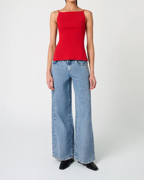 Weworewhat High Straight Neck Top