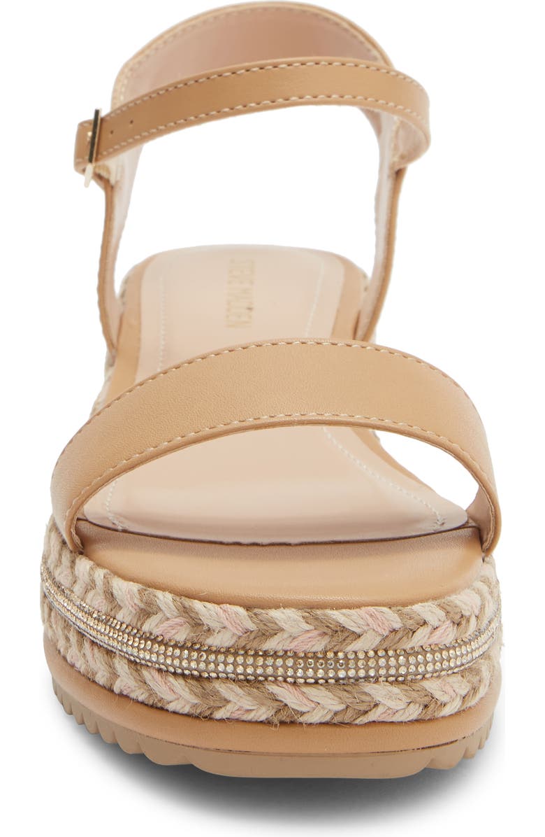 Steve Madden Kids' Berry Espadrille Wedge Sandal, Alternate, color, Cognac