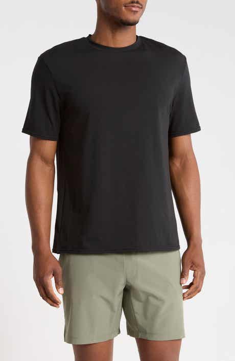 Crewneck Stretch Cotton T-Shirt