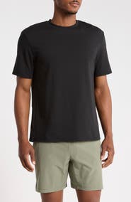 90 DEGREE BY REFLEX Crewneck Stretch Cotton T-Shirt
