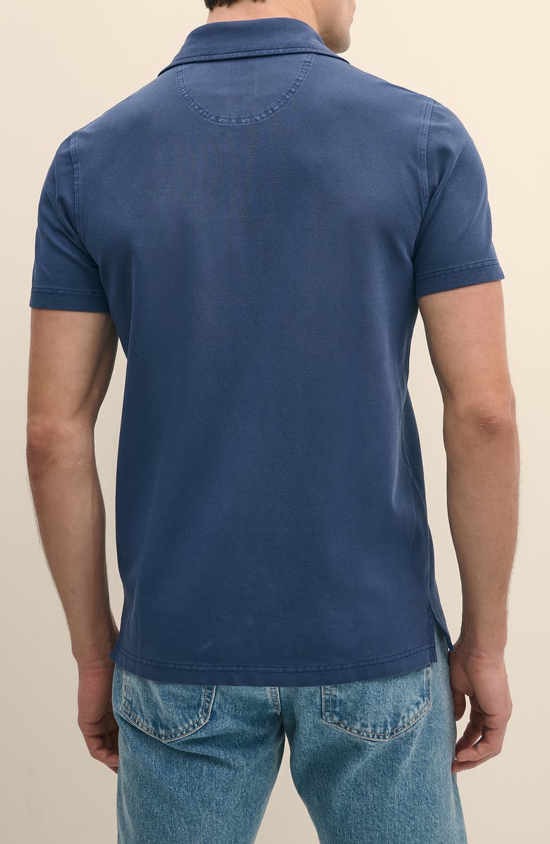 Brooks Brothers Vintage Cotton Piqué Polo, Alternate, color, Mood Indigo