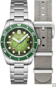 SPINNAKER x Dolphin Project Croft Midsize Automatic Dolphin Cave Watch Set, 40mm