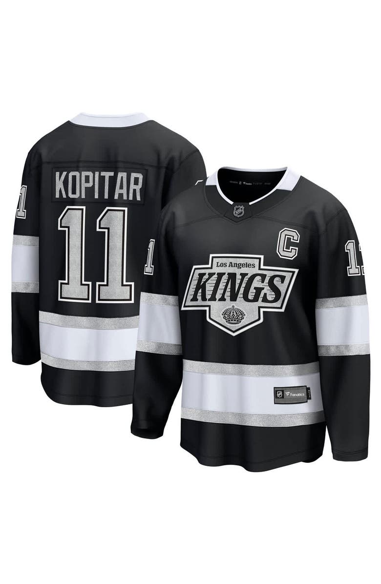 FANATICS Men's Fanatics Anze Kopitar Black Los Angeles Kings Home Premier Breakaway Player Jersey, Main, color, 