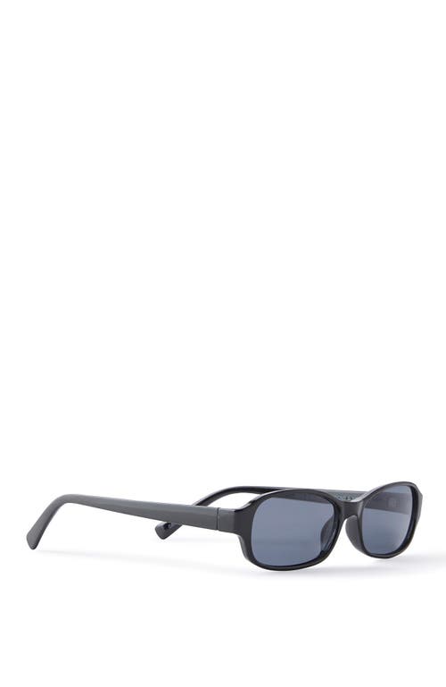 Cotton On Jamie Slim Wrap Around Sunglasses In Black