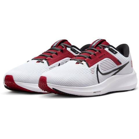 Unisex Nike  White Stanford Cardinal Zoom Pegasus 40 Running Shoe