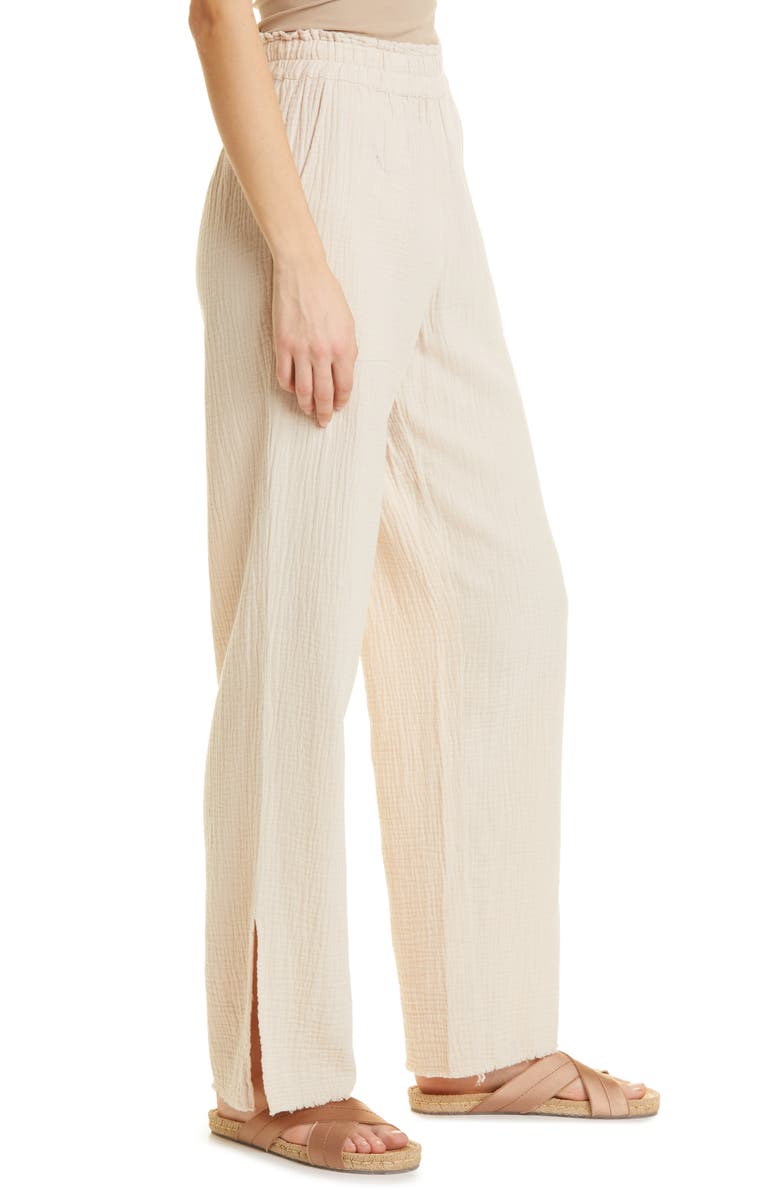 Rails Leon Crinkled Cotton Pull-On Pants, Alternate, color,