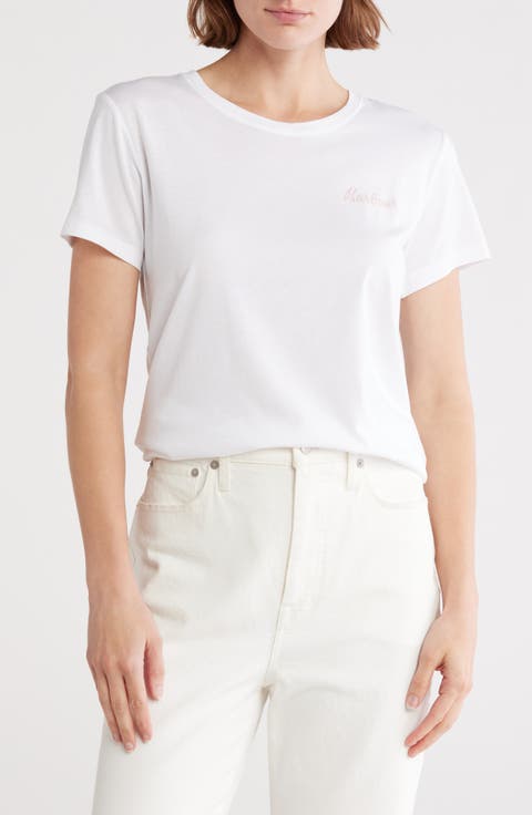 Logo Embroidered Sleep T-Shirt