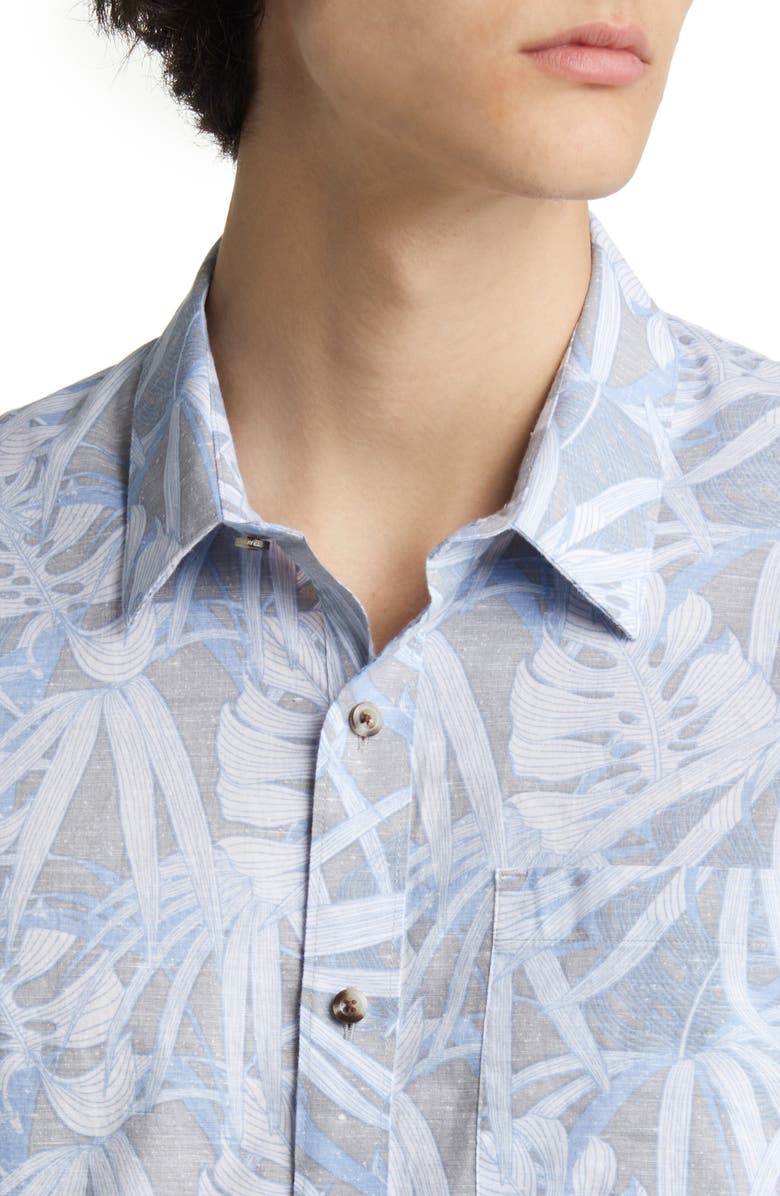 TravisMathew Doldroms Short Sleeve Button-Up Shirt, Alternate, color,