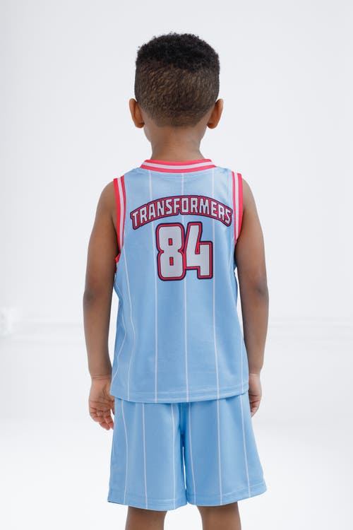 Transformers Athletic Tank Top & Shorts Set In Blue