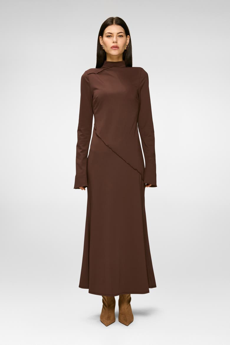Laiba Dress, Main, color, Brown