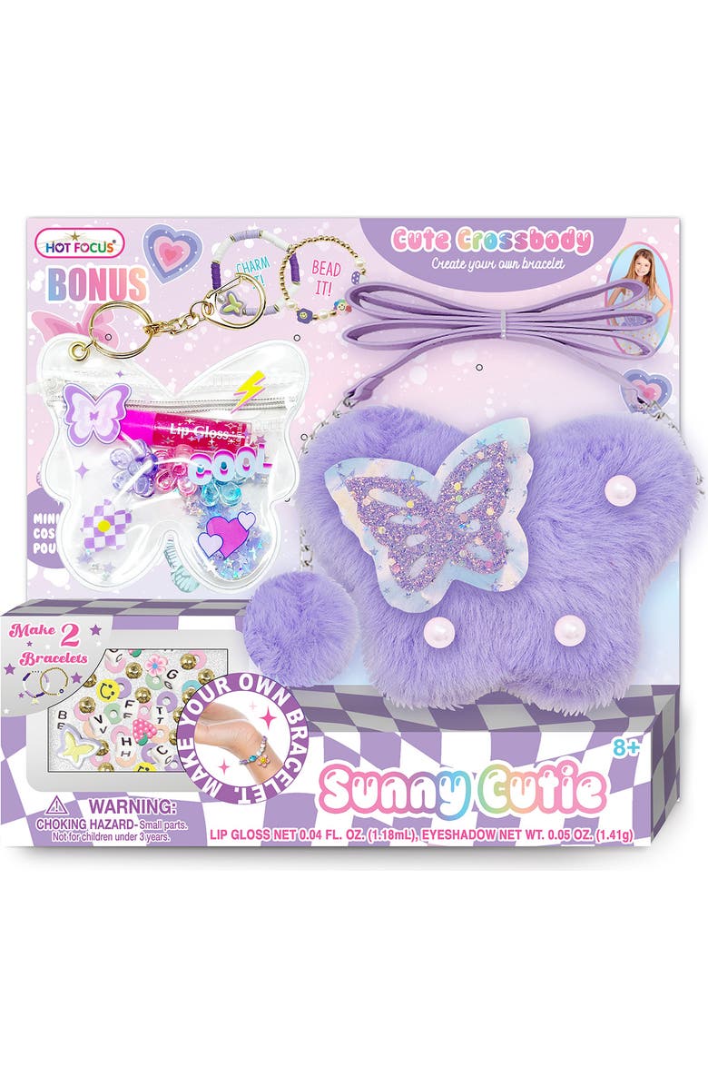 HOT FOCUS Sunny Cutie Butterfly Crossbody Set, Main, color,