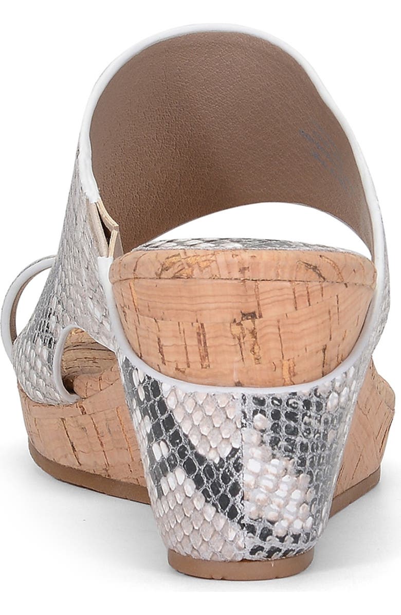 Donald Pliner Gyer Leather Python Print Wedge Sandal, Alternate, color,