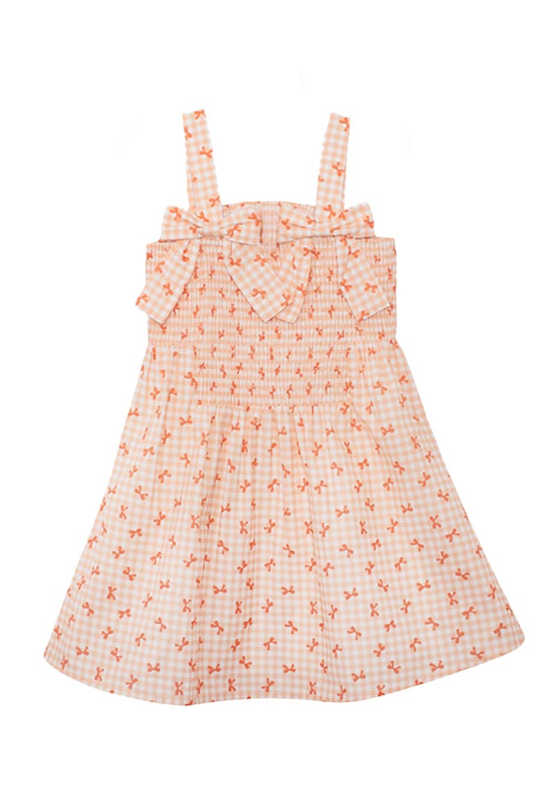 Tangerine Twirl Sleeveless Dress, Main, color, Orange