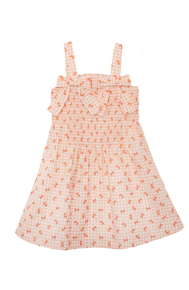 Mabel + Honey Tangerine Twirl Sleeveless Dress, Main, color, Orange