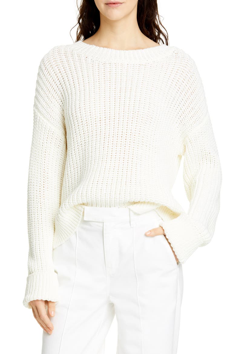 Solid Sweater, Main, color, NATURAL