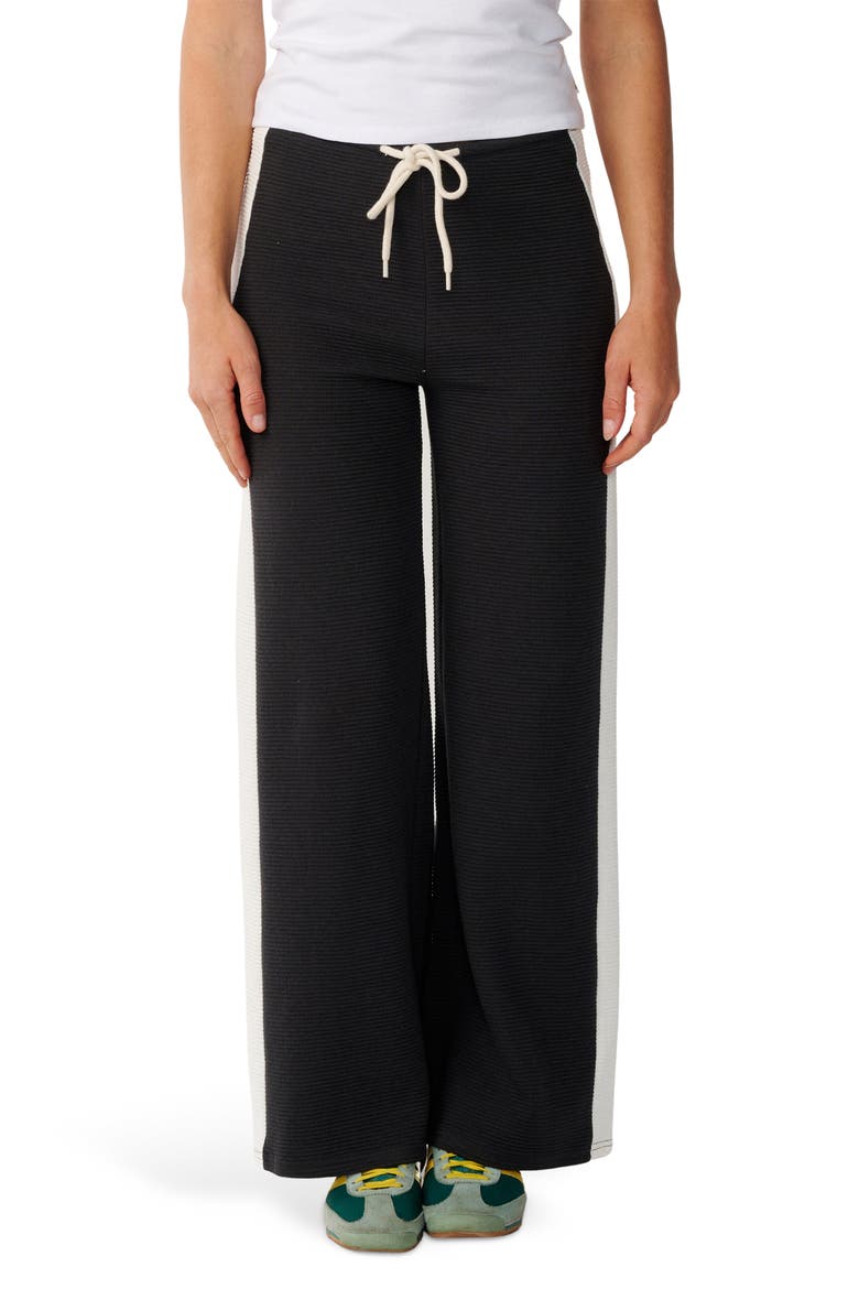 Retro Swell Wide Leg Pants, Main, color, WASHED BLACK