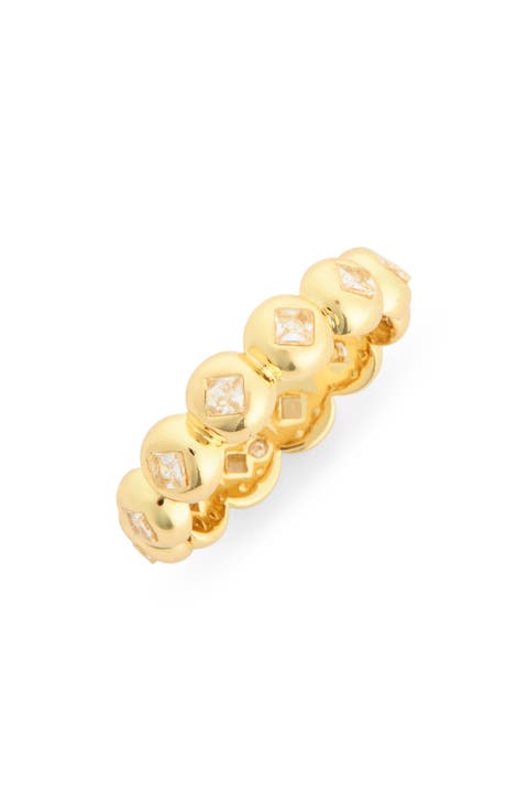 Bubble CZ Stone Ring