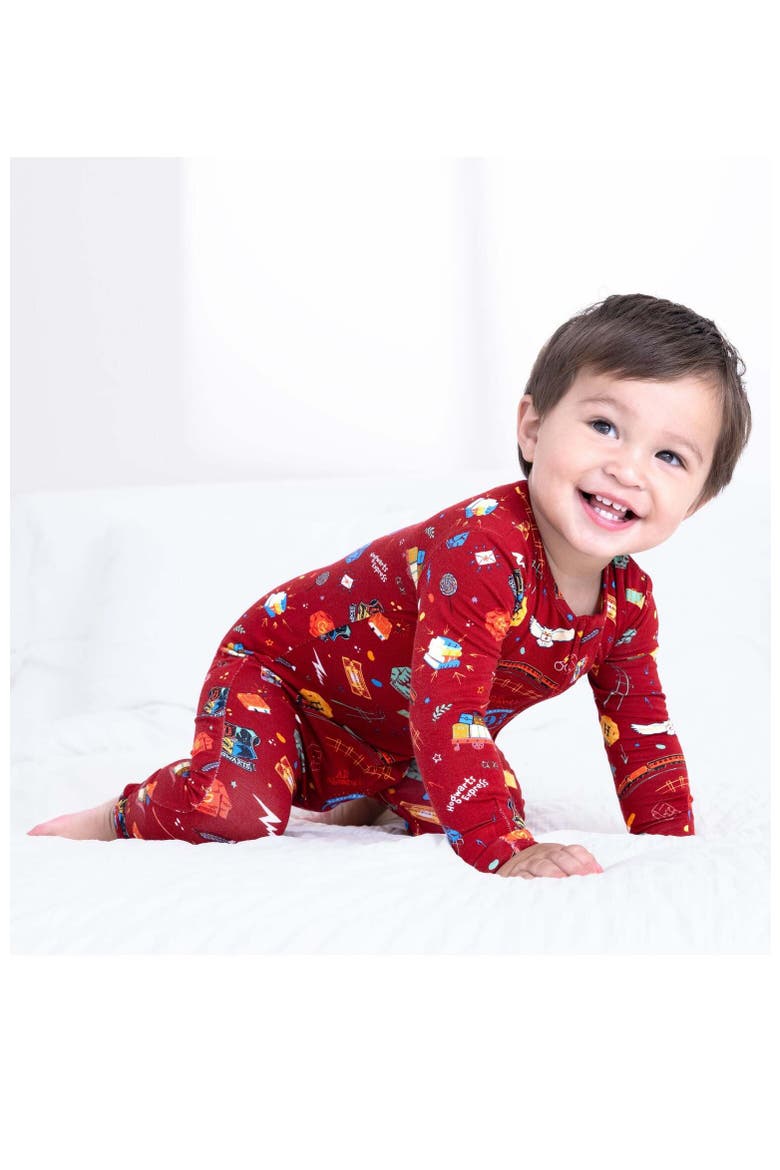 Baby Hogwarts Express Convertible Footie, Alternate, color, Hogwarts Express
