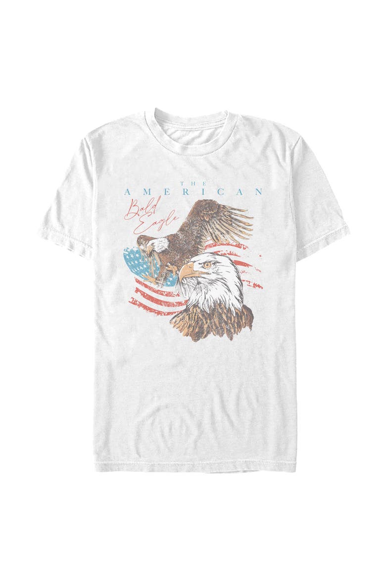Men's Lost Gods The American Bald Eagle  Graphic T-Shirt, Main, color, White
