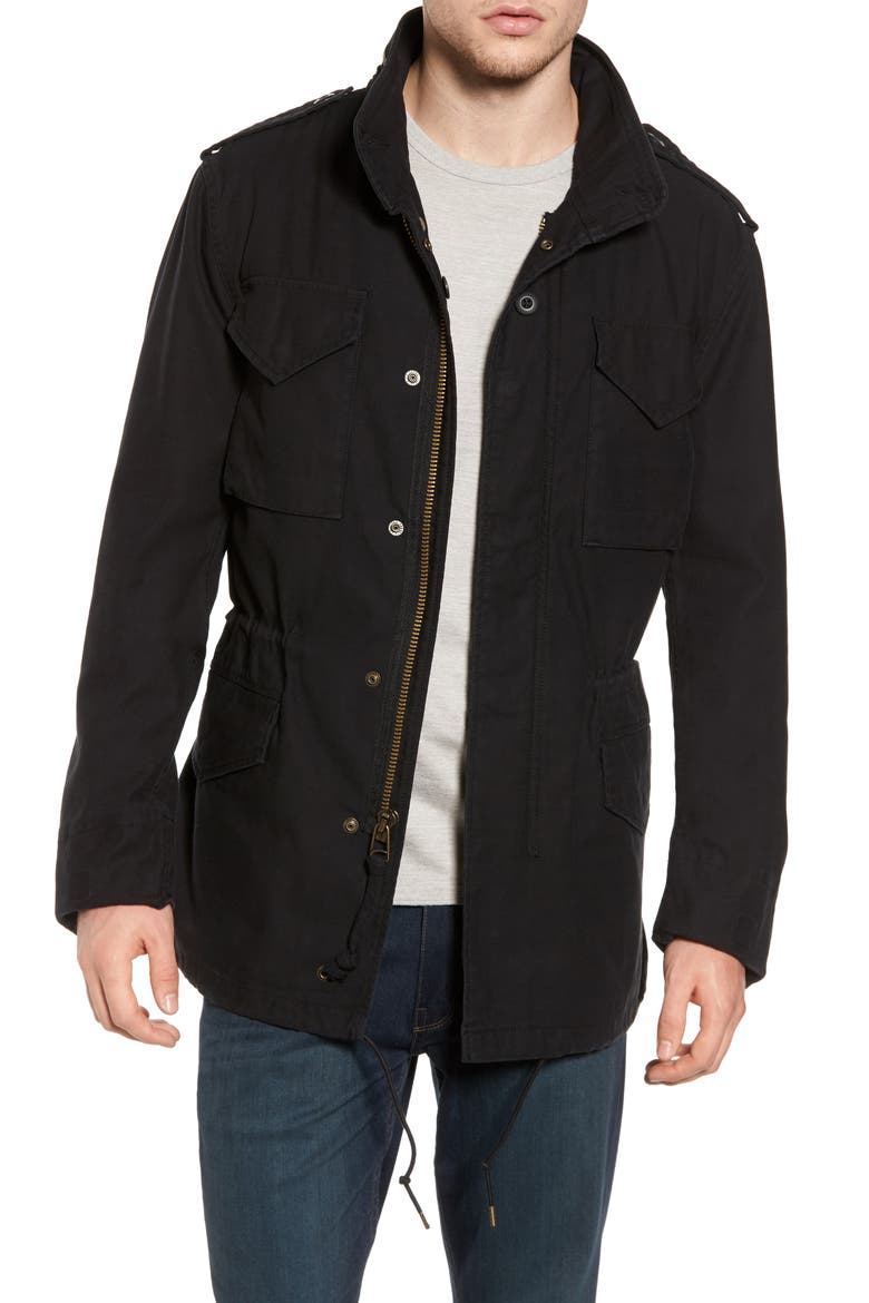 M-65 Defender Field Jacket, Main, color, BLACK