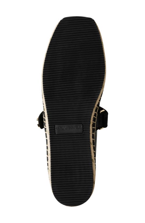 Shop Karl Lagerfeld Paris Mikai Mary Jane In Black