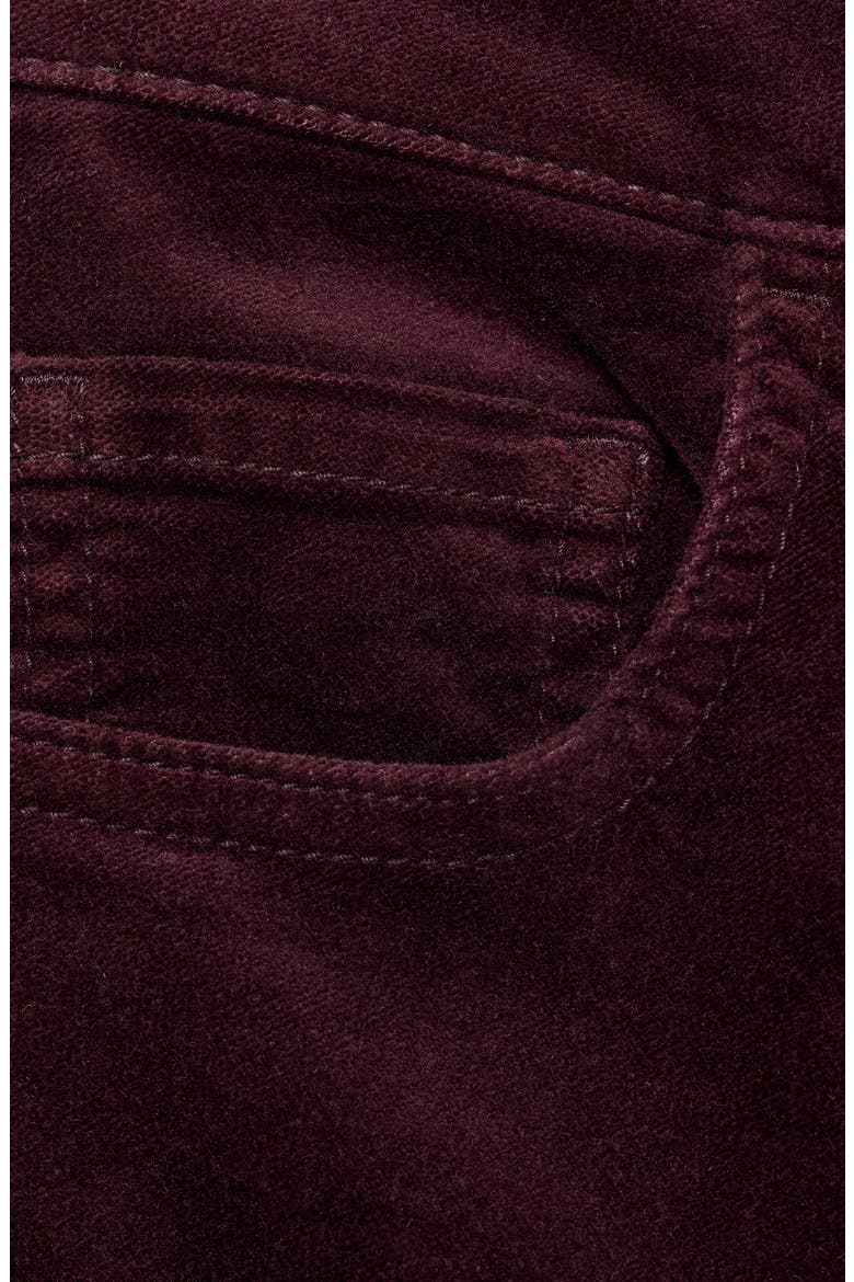 Violeta Flared Stretch Corduroy Jeans, Alternate, color, WINE