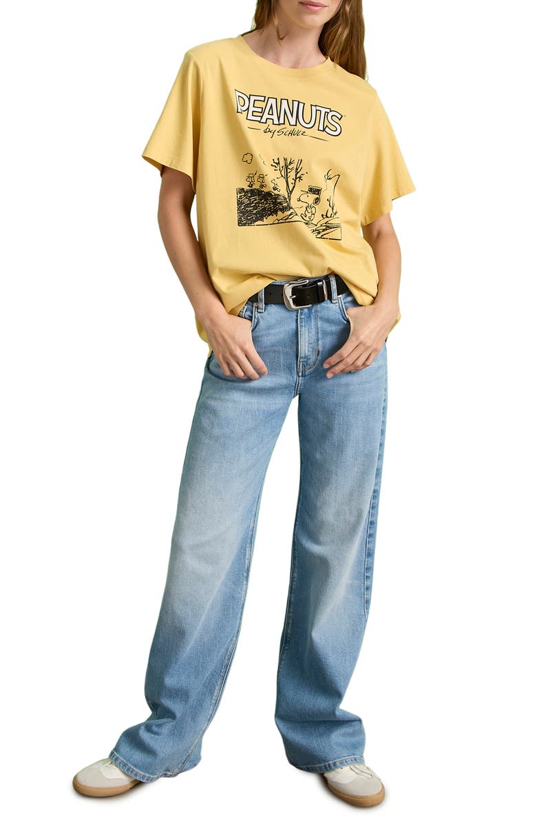 Sanctuary Marching Cotton Graphic T-Shirt, Alternate, color, Washed Yellow