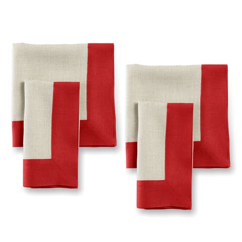 Linen Dinner Napkins - Contempo, 20" x 20"