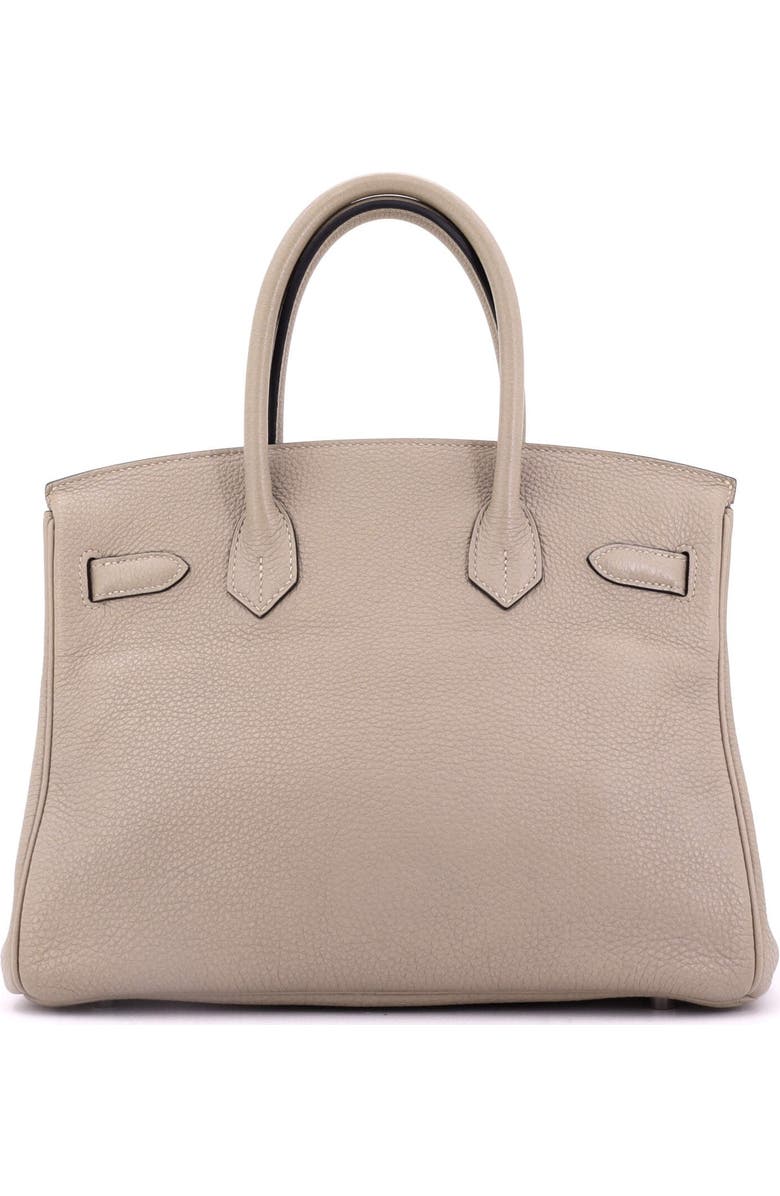 Pre-Owned Hermes Birkin Handbag Grey Togo with Palladium Hardware 30, Alternate, color, Gris Tourterelle