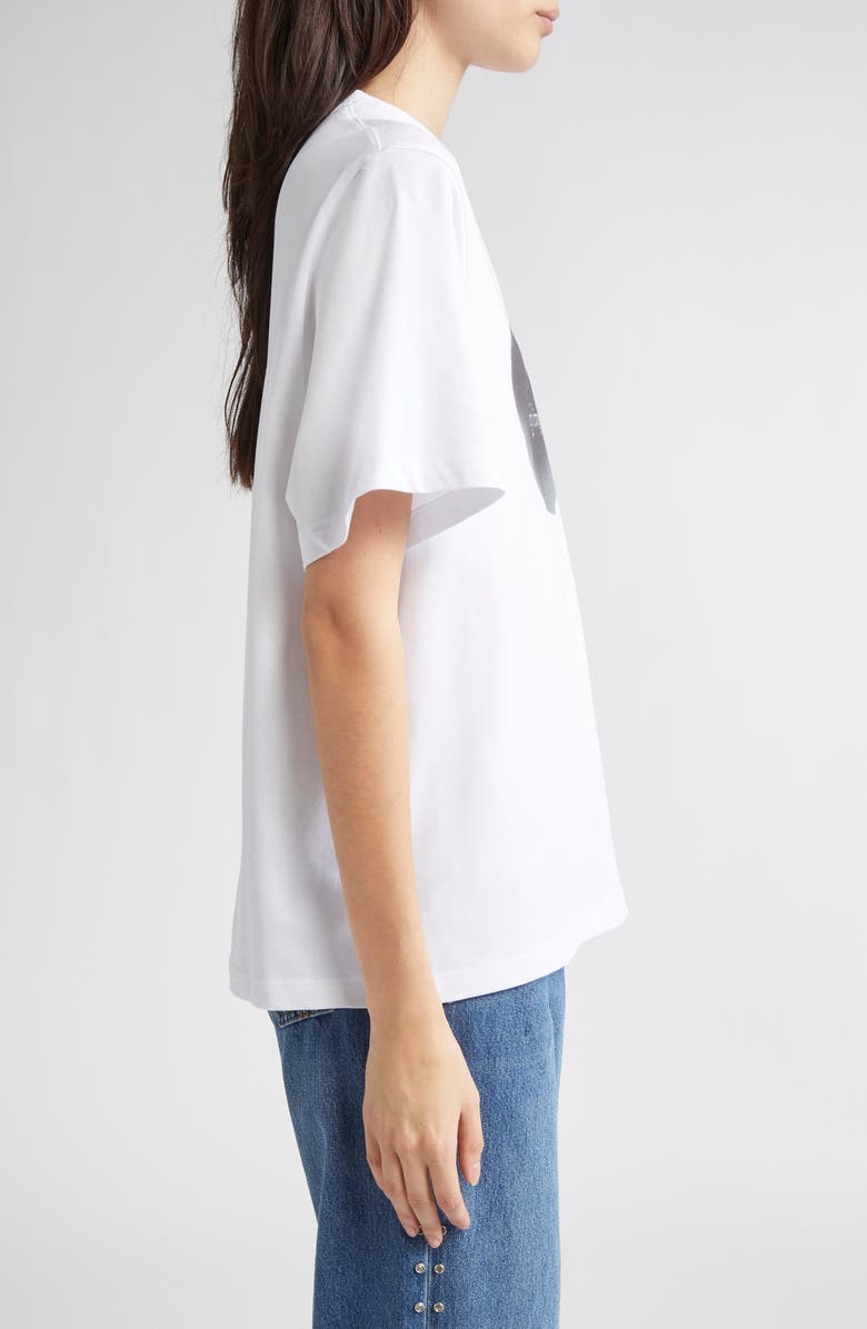 Sandy Liang Chouchou Graphic T-Shirt, Alternate, color, White